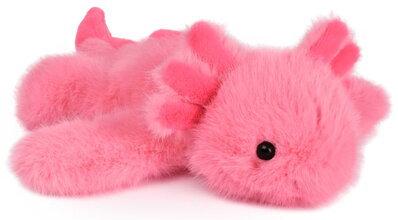 Plyšový axolotl na zápästie Axolotl Bracelet Slap The Glue Pots Histoire d’ Ours ružový 25 cm od 24 mes HO3419
