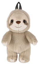 Plyšový batoh leňochod Sloth Backpack The Glue Pots Histoire d’ Ours s popruhmi hnedý 28 cm od 24 mes HO3426