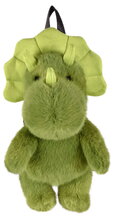 Plyšový batoh Dinosaurus Dino Backpack The Glue Pots Histoire d’ Ours s popruhmi zelený 28 cm od 24 mes HO3427