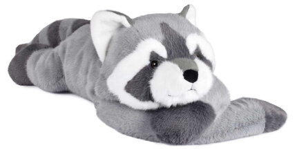 Plyšový medvedík čistotný na objímanie Raccoon Weighted Plush Toy The Glue Pots Histoire d’ Ours sivý 75 cm od 24 mes HO3433