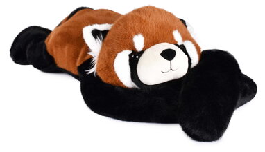 Plyšová panda červená na objímanie Red Panda Weighted Plush Toy The Glue Pots Histoire d’ Ours hnedá 100 cm od 24 mes HO3437