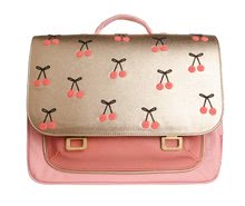 Školská aktovka It bag Midi Cherry Pompon Jeune Premier ergonomická luxusné prevedenie 30*38 cm