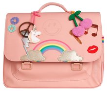 Servietă școlară It Bag Midi Lady Gadget Pink Jeune Premier design ergonomic de lux 30*38 cm