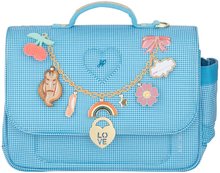 Školská aktovka It Bag Mini Vichy Love Blue Jeune Premier ergonomická luxusné prevedenie 27*32 cm