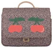 Školská aktovka It Bag Mini Leopard Cherry Jeune Premier ergonomická luxusné prevedenie 27*32 cm