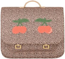 Školská aktovka It Bag Maxi Leopard Cherry Jeune Premier ergonomická luxusné prevedenie 35*41 cm