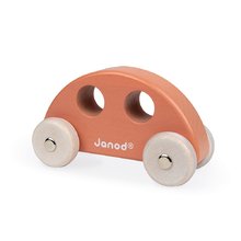 Drevené auto retro chrobák hnedočervený Janod Cocoon J04413d8 