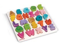 Drevená vkladačka Abeceda I Wood Janod puzzle