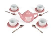 Čajová súprava Macaron Tea Set Janod porcelánová v kufríku 14 dielov od 3 rokov