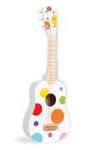 Drevená gitara Confetti Guitar Janod s realistickým zvukom dĺžka 64 cm od 3-8 rokov