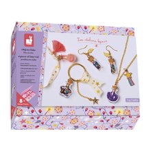Sada na výrobu šperkov Víly Fairy Vial Jewellery Atelier Janod na výrobu 4 kusov šperkov od 8 rokov J07994