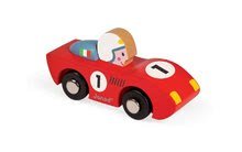 Dřevěné auto Speed Story Racing Janod od 1 roku modré/červené