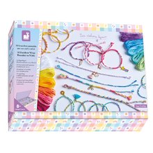 Sada na výrobu šperkov Dúhové náramky Rainbow Wrap Bracelets to Make Atelier Janod na výrobu 30 kusov šperkov od 8 rokov J09134