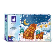 Midi kreatívna sada Mozaika Zázračná zima Mosaics Beautiful Winter Atelier Janod 3 obrázky od 5 rokov J09151