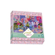Kreatívna sada s aktivitami Magické víly Multi-activities Magic Fairies Atelier Janod 11 dekorácií od 5 rokov J09175