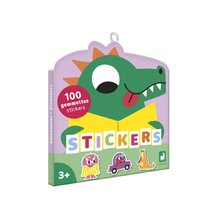 Samolepky Dinosaurus Stickers Janod 100 kusov J09189