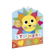 Samolepky Geometrické tvary Geometric Shapes Stickers Janod 150 kusov od 18 mes J09194