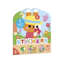 Kniha samolepiek Vidiek The Countryside Stickers Book Janod 7 predlôh od 18 mes J09198