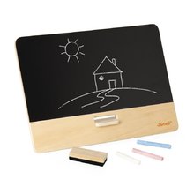 Drevená tabuľa na stôl so stojanom Timeless Chalkboard Janod 4 doplnky J09636