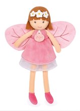Rongybaba tündér Diane Forest Fairies Jolijou 25 cm rózsaszín ruhácskában rózsaszín szárnyakkal puha textilanyagból 5 évtől JJ6029