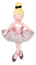 Rongybaba Margot My Little Ballerina Jolijou 35 cm rózsaszín-ezüst ruhácska szoknyával puha textilanyagból 4 évtől JJ6037