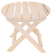 Drevený stolík pre bábiky Folding Table My Little Furniture Jolijou pre bábiky a plyšové hračky s veľkosťou 35 cm JJ6072