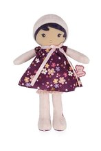 Păpușă pentru bebeluși Violette Doll Tendresse Kaloo 25 cm în rochie mov din material moale de la 0 luni