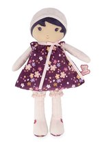 Bábika pre bábätká Violette Doll Tendresse Kaloo 32 cm vo fialových šatách z jemného textilu od 0 mes