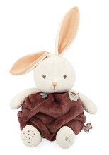 Iepuraș de pluș Bubble of Love Rabbit Cinnamon Plume Kaloo maro 30 cm din material fin moale in ambalaj cadou de la 0 luni