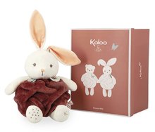 Plyšový zajačik Bubble of Love Rabbit Cinnamon Plume Kaloo hnedý 30 cm z jemného mäkkého materiálu v darčekovom balení od 0 mes K214003