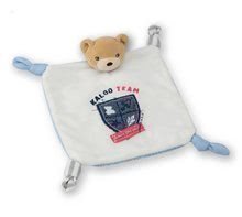 Plyšový medvedík na maznanie Doudou Team Kaloo 20 cm v darčekovom balení pre najmenších modrý 