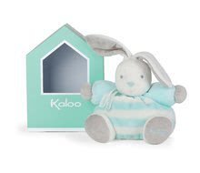 Plyšový zajačik BeBe Pastel Chubby Kaloo 25 cm pre najmenšie deti v darčekovom balení tyrkysovo-krém
