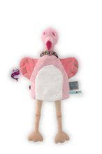 Plyšový plameňák loutkové divadlo Nopnop-Rose Flamingo Doudou Kaloo 25 cm pro nejmenší