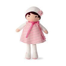 Bábika pre bábätká Rose K Tendresse Kaloo 40 cm v pásikavých šatách z jemného textilu v darčekovom b
