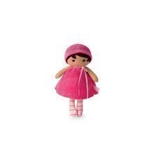 Bábika pre bábätká Emma K Tendresse Kaloo 18 cm v ružových šatách z jemného textilu od 0 mes