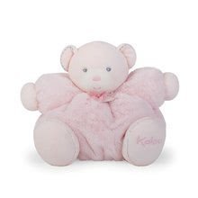 Plyšový medvedík Perle-Chubby Bear Kaloo s hrkálkou 30 cm v darčekovom balení pre najmenších ružový