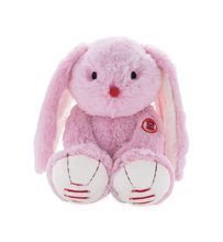 Plyšový zajac Rouge Kaloo Small 13 cm z jemného plyšu pre najmenšie deti ružovo-krémový 