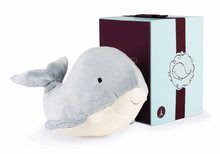 Plyšová veľryba Lollipop Whale Les Amis Kaloo šedá 25 cm z jemnej plyše v darčekovej krabičke od 0 mes