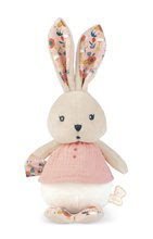 Handrová bábika zajačik Coquelicot Rabbit Doll Poppy K'doux Kaloo ružový 25 cm z jemného materiálu od 0 mes