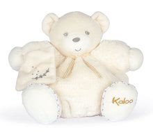 Ursuleț de pluș Chubby Bear Cream Perle Kaloo crem 25 cm din pluș moale și fin e la 0 luni