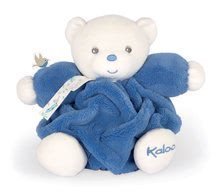 Plyšový medveď Chubby Bear Ocean Blue Plume Kaloo modrý 18 cm z jemného mäkkého materiálu v darčekovom balení od 0 mes