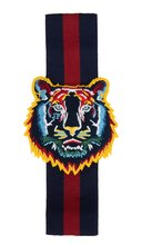 Elastická páska na box s desiatou Lunchbox Elastic Tiger Navy Jeune Premier luxusné prevedenie