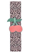 Elastická páska na box s desiatou Lunchbox Elastic Leopard Cherry Jeune Premier luxusné prevedenie