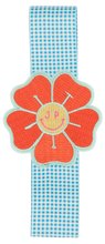 Rugalmas gumiszalag tízórais dobozra Lunchbox Elastic Vichy Love Blue  Jeune Premier luxus kivitel