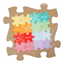 Ortopedická podložka Nano puzzle v puzzle MUFFIK pre zdravý vývoj chodidiel béžová