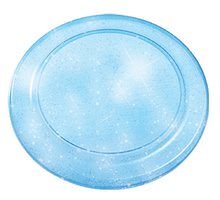 Lietajúci tanier Écoiffier s trblietkami priemer 23 cm modrý od 18 mes