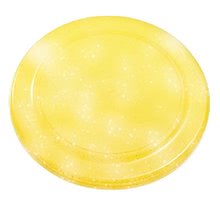 Lietajúci tanier Écoiffier s trblietkami priemer 23 cm žltý od 18 mes