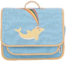 Školská aktovka Schoolbag Paris Large Dolphin Jack Piers ergonomická luxusné prevedenie od 6 rokov 38*32*15 cm