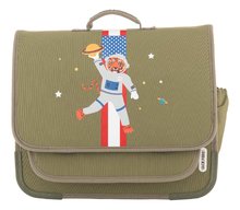 Školská aktovka Schoolbag Paris Large Burger Planet Jack Piers ergonomická luxusné prevedenie od 6 rokov 32*15*38 cm