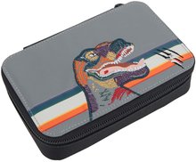 Školní penál Pencil Box Filled Reflectosaurus Jeune Premier ergonomický luxusní provedení 20*7 cm